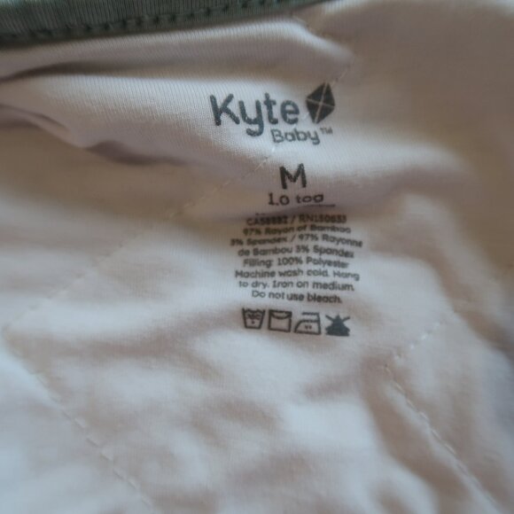 Kyte Baby Sleep Bag M 1.0 TOG Sage Green Bamboo Rayon Sleep Sack - Picture 4 of 6